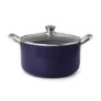 Fackelmann Ceramic Nonstick Biryani Pot, Handi, Casserole w Glass Lid 30cm | German Technology | Non-Toxic| PFOA, BPA & Nickel-Free | Induction Base – All Stoves | Even Heating | Pulao, Biryani