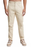 Highlander Men’s Low Rise Tapered Pants (PHTR000030_Beige_S)