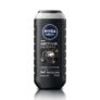 NIVEA Men Body Wash, Active Clean with Active Charcoal, Shower Gel for Body, Face & Hair, 250 ml