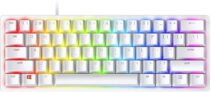 Razer Huntsman Mini – Mercury Edition – 60% Optical Gaming Keyboard (Clicky Purple Switch) – FRML Packaging