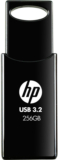 HP 712w 256GB USB 3.2 Flash Drive Black 256 GB Pen Drive Compatible with Laptop USB 3.2 Plastic Case(Black)