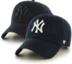 SELLORIA Brand A Unisex NY Baseball Cap Comfortable Adjustable Cap with Stylish Design NY Sports caps for Men, Caps Branded with Adjustable Strap in Summer for Men, Sports Caps for Men & Women Black