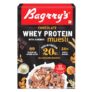 Bagrry’s Whey Protein Muesli 500gm Box | 20gm Protein | Chocolate Flavour| Whole Oats & Californian Almonds| Breakfast Cereal|Protein Rich| Premium American Whey Muesli