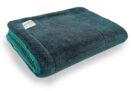 SOFTSPUN Microfiber Cloth for Car 1600 GSM 40×60 cms 1 Pc Aqua Blue/Grey | Twisted Loop Super Absorbent Towel – Edgeless Design with Plush Pile and Lint Free Cloth for Drying and Detailing.