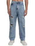 Highlander Men’s Loose Fit | Mild Distress | Light Fade Jeans | Relaxed & Trendy | Comfortable Modern Edge