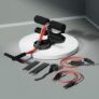 Lifelong Sit Up Bar with Double Suction Cup & Safety Lock For Stability | Tummy Trimmer Gym Equipment For Home Workout & Fat Burners | Comes with 2 Resistance Band, 2 Ankle Straps, 1 Door Attachment