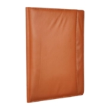 Amazon Basics Leatherette Document Files with Handles | Water Resistant | Durable | File Folders | Certificate Holder | A4, Tan