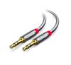 C & E Auxiliary Cable 6 FT 3.5mm Male to Male Audio Jack(s) – Connect Smartphone, iPhone, Mp3 Player, iPod, iPad to Car/Auto Stereo or Speakers via Aux Audio Port [PACK OF-4]
