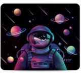 Tukzer Mouse pad with Non-Slip Rubber Base Desk Mat, Smooth Cloth Surface, Smooth Mouse Control, Speed and Precision Operation for Laser and Optical Mouse/Mice, Laptop, PC (238 X 200 mm-Astro Planet)