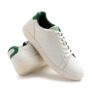 hummel Classic Pinnacle Casual Sneaker for Women Lightweight Breathable with Enhanced Comfort Cushioned Insole and Slip-Resistant Work and Play Casual Shoes- UK 3 White & Green