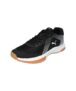 Puma, Unisex-Adult, Badminton Smash Sprint, Black-White-Silver, Indoor Shoe, 9UK, (10930401)