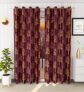 Galaxy Home Decor 1 Piece Tree Printed Curtains for Window 5 Feet, Wine (Wine, 5 Feet (1Pc))