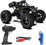 CADDLE & TOES Rock Car , Spring wheels ,1:20 scale,Remote control(Multicolor)