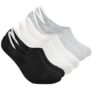 XJARVIS® 6 Pairs No Show Low Cut Loafer Unisex Socks for Men & Women with Combed Cotton for Sports, Running & Hiking Pack of 6 (Free Size) Black, dark Grey, Grey