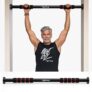 Lifelong Pull Up Bar for Home| Adjustable 62–100 cm Doorway Pull Up Bar For Home Gym Equipment |No Drill Installation |100kg Capacity, Anti-Slip Lock, Foam Grip Handles |Gym Equipment for Home Workout