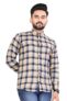 More & More Men’s Checkered Regular Fit Checks Shirt D2_Design 2