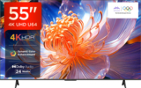 iFFALCON by TCL U64 139 cm (55 inch) Ultra HD (4K) LED Smart Google TV with 24W Dolby Audio, HDR10(iFF55U64)