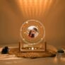 PRINT BHARAT Acrylic Customized Name LED Lamp Personalized Night Light with Name Custom Gift for Birthday Anniversary Home Decor for Men Birthday Kids Friend Return Gift Kids (Vinyl Record with Photo)
