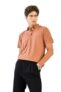 SNITCH Men’s Polo T-Shirt | Solid Pattern & Minimalist Design | 100% Polylycra Fabric, Moisture-Wicking & Wrinkle-Resistant, Casual Wear | Terracotta