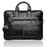 FLIPMAZE Messenger Bag Laptop Bag for Men, PU Leather Expandable Office Bag for Men | Supports Laptop Upto 15.6 inches (Black)