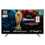 Hisense 80 cm (32 inches) E43N Series HD Ready Smart Google LED TV 32E43N (Black)