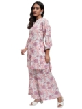 Vishudh Women Regular Fit SHIRT COLLAR CO-ORD SET VPCS000075 Multicolor M