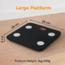 ABHIGAMYAH Weighing Scales/Machines PACK OF 1 Weighing Scale(black)