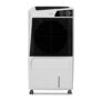 Hindware Smart Appliances Calisto 105L | Desert Air Cooler with Woodwool Pads, Inverter Compatible, Castor wheels and motorized air flow control & High Air Delivery (White & Black)