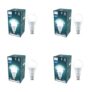 Philips 30W Dimmable LED Bulb | Cool White 6500K | B22 Base | Adjustable Brightness LED Light | Energy Efficient & Versatile Lighting | Pack of 4