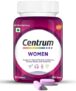 Centrum Women, World’s No.1 Multivitamin with Biotin, Vitamin C & 21 vital Nutrients for Overall Health, Radiance, Strong Bones & Immunity (Veg) Pack of 30 Tablets