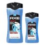 AXE Sport Blast 3-in-1 Body, Face & Hair Wash Invigorating Freshness | Cleanses & Energizes | Combo of 2 | 250ml +400ml