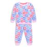 LuvLap Baby Boys Full Sleeve Sweatshirt & Pyjama Set Pack of 1, Cotton Rich Fleece, Baby Pink, M (3 to 6 Months)