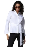 High Star Women’s Loose Fit Shirt (HSWSHW230106_WH_White
