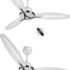 boAt Airdopes ProClip w/Air Conduction Tech, Feather-Light Earbuds, Clip-On Design, All Day Wear Comfort, Up to 52H Battery, 12mm Dynamic Drivers,App Support,BT v6.0, OWS Earbuds with mic(Satin White)