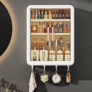 Bhakti Wall-Mounted Self-Adhesive Bathroom & Kitchen Organiser with Doors and Shelves Plastic Wall Shelf(Number of Shelves – 3, White)