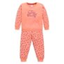LuvLap Baby Girls Full Sleeve Sweatshirt & Pyjama Set Pack Of 1, Cotton Rich Fleece, Sweet Peach, M (3 to 6 Months)