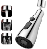 PANCA Tap Extender for Kitchen Sink | 360° Rotating Flexible Faucet Extension with 3 Spray Modes | Anti Splash Water Saver Nozzle for Wash Basin & Home Use