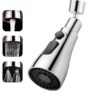 PANCA Tap Extender for Kitchen Sink | 360° Rotating Flexible Faucet Extension with 3 Spray Modes | Anti Splash Water Saver Nozzle for Wash Basin & Home Use