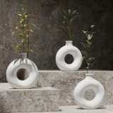 Lifelong Set of 3 Home Decor Planters for Living Room & Balcony | 8.75 Inch Flower Pot | Decorative Indoor for Plants | Gamla, Pot Stand for Home Decoration | Ideal for Small Plants