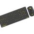 Sounce Mouse Pad (Pack of 2) 230 x 190 x 2mm, Durable & Smooth Surface, Non-Slip Rubber Base, Waterproof Design, Ideal for Laptop, PC, Laser & Optical Mice (Black)