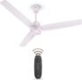HAVELLS FAB|Remote Controlled|Low Noise|Upto 65% Energy Saving|Reverse Mode|30W with 3 Year Warranty BLDC Motor 1200 mm Pedestal Fan(5 Star | Blush Ivory | Pack of 1)