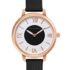 French Connection Eternelle Curve | Green Dial with Rose Gold Case | Flexible Wrap Bracelet Strap | Crystal Accent Design | Roman Numerals Analog Watch for Women – FCN0142NGM