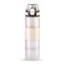Attro ICY Sport 800ml Matt Finish Plastic Water Bottle with Straw and Designer Strap – Ideal for Gym, Workout, Sport 800mls, Travel, School & Office – Stylish & Sleek Hydration Solution Chiffon White