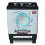 Power Guard 7.5 kg 5 Star Semi-Automatic Top Loading Washing Machine Appliance (PG75WM-BK-OP, Black, Powerful Motor, Effective Wash Pulsator,1400 RPM & Castors)