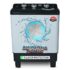 Acer 8.0 Kg 5 Star Semi-Automatic Top Loading Washing Machine(AR80SAMBGL124D, Black-Grey, 4 Wash Programs, Hexa Flow Pulsator, Advanced Lint Filter)