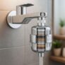 PANCA SF-15 PRO Shower & Tap Water Filter with 15-Stage Filtration | Hard Water Softener for Bathroom Use | Improves Hair & Skin | Removes Chlorine & Impurities (Filter Set)