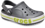 Crocs Unisex Kids Slate Grey/Lime Punch Bayaband Clog 207019-0GX-C11