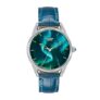 Sonata Poze 8 Quartz Analog Northern Lights Inspired Watch for Unisex with Blue Luminous Dial & Blue Leather Strap – SP70100SL01W