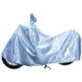 Amazon Brand – Solimo 350Cc Bike Cover, Silver (Royal Enfield, Bajaj Pulsar, Honda Cb, Tvs Apache, Etc.), for Bike