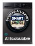 Samsung Smart Choice 12 kg, 5star, AI Ecobubble, Super Speed, Wi-Fi, Hygiene Steam with Inbuilt Heater, Digital Inverter, Fully-Automatic Front Load Washing Machine (WW12DG5B24AXTL, Inox)